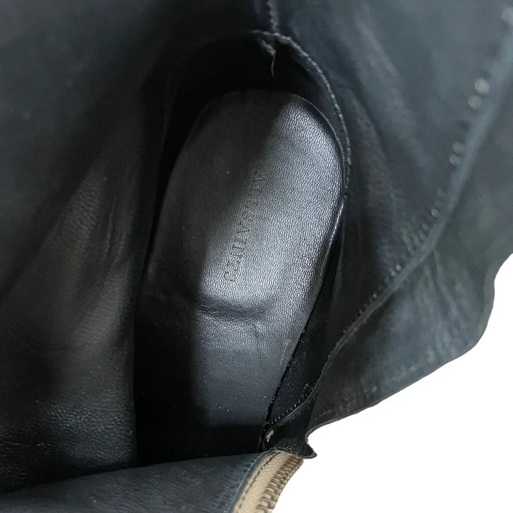 AllSaints OFF‎ WHITE Taupe SUEDE ROKA BOOTIES 40Euro/ 9USA